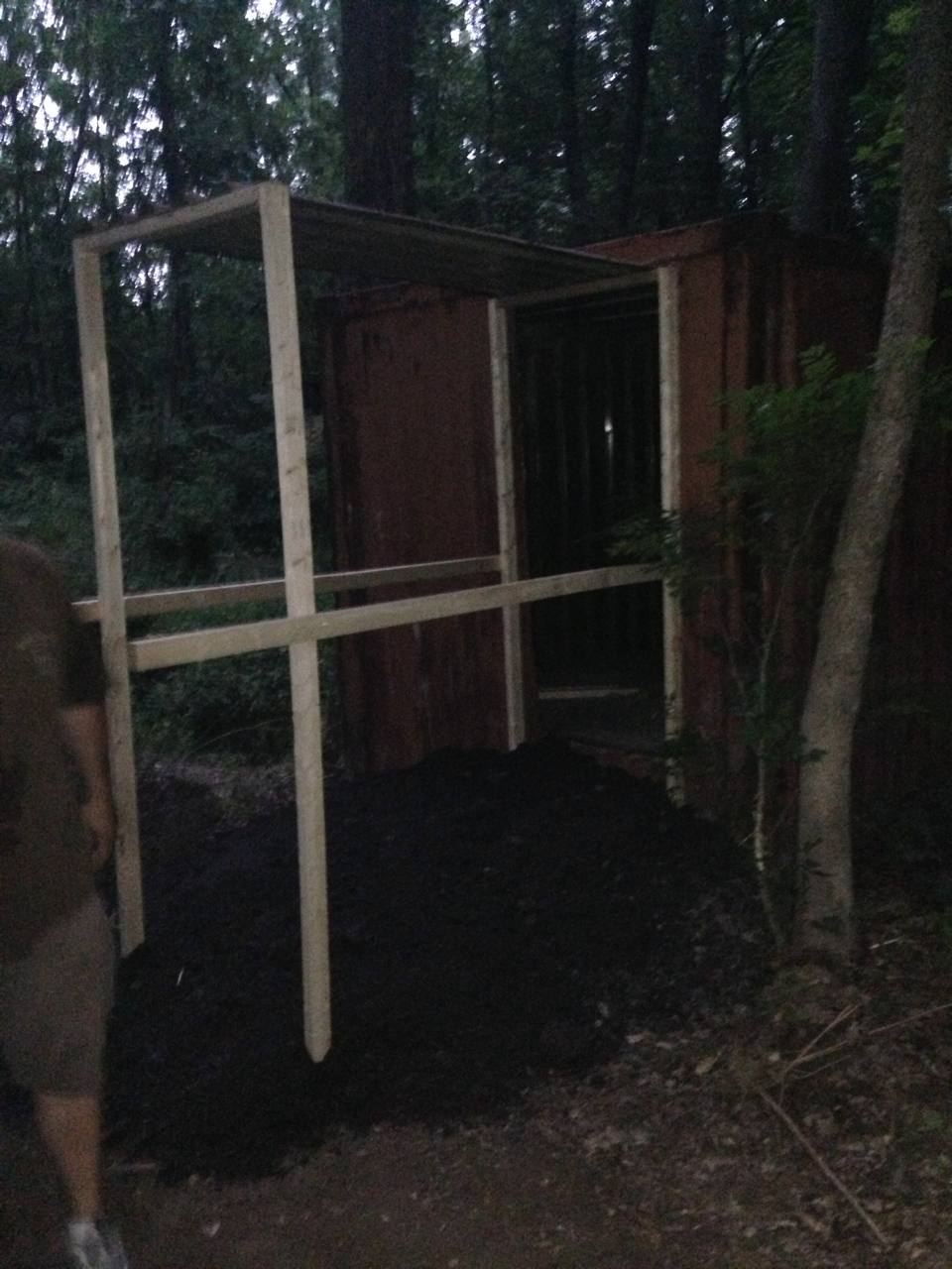 Conex pod bridge work