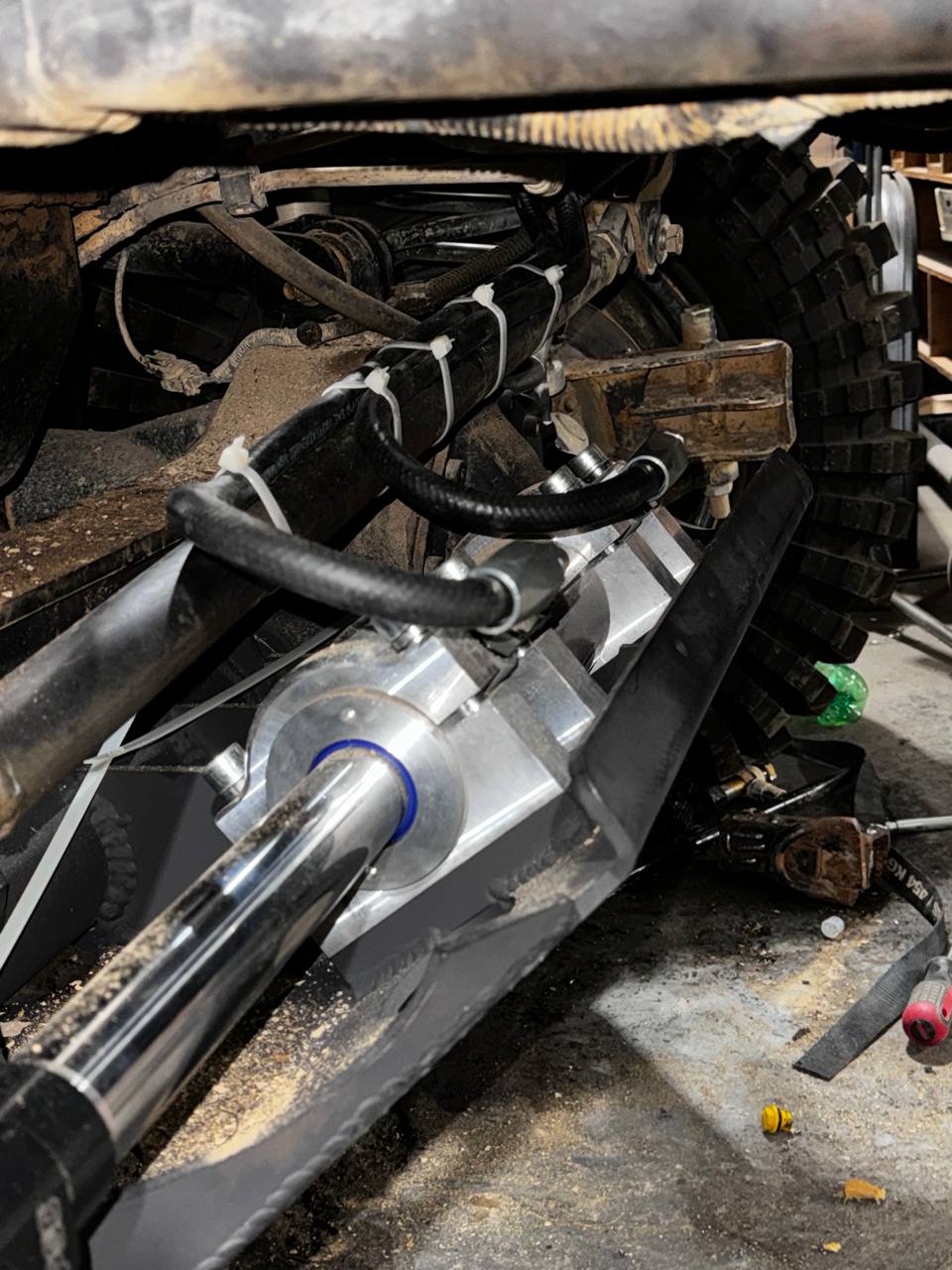Hydraulic steering work