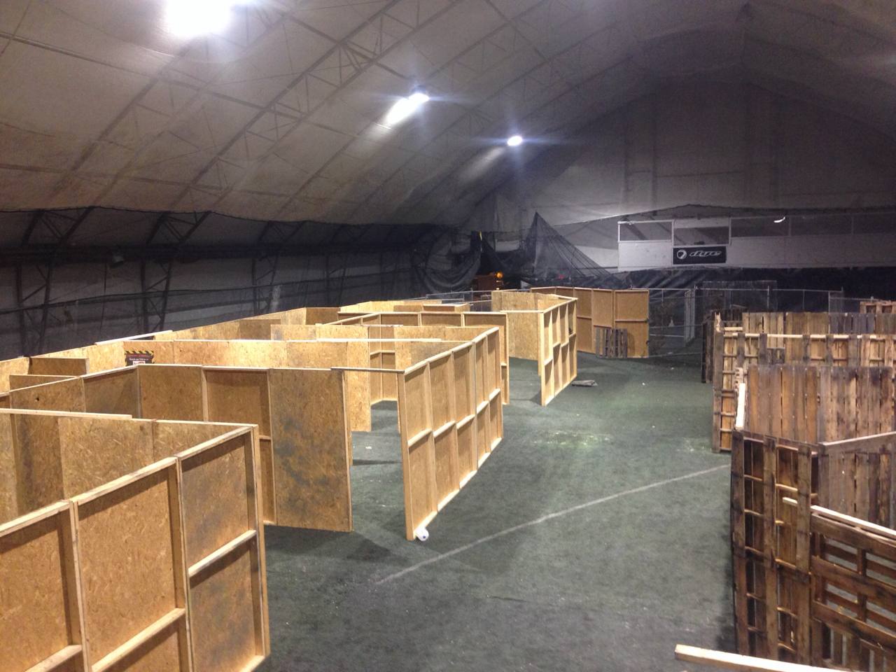 Maze buildout