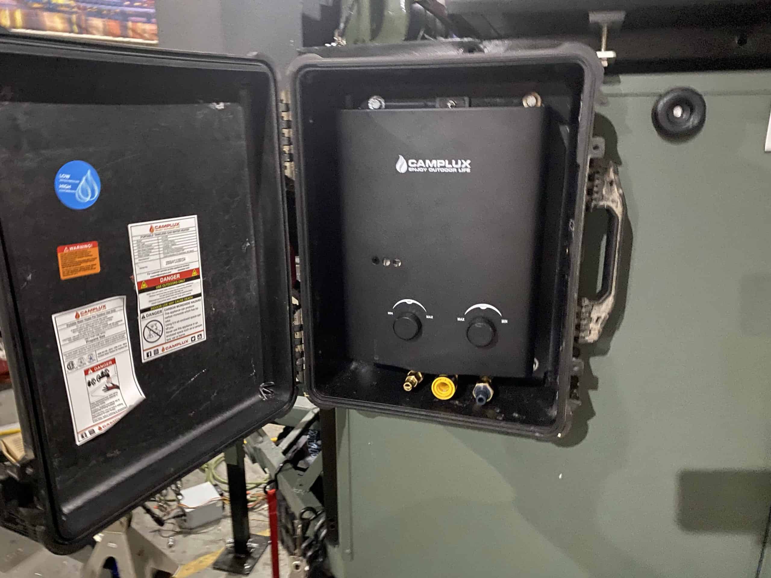 Water heater install
