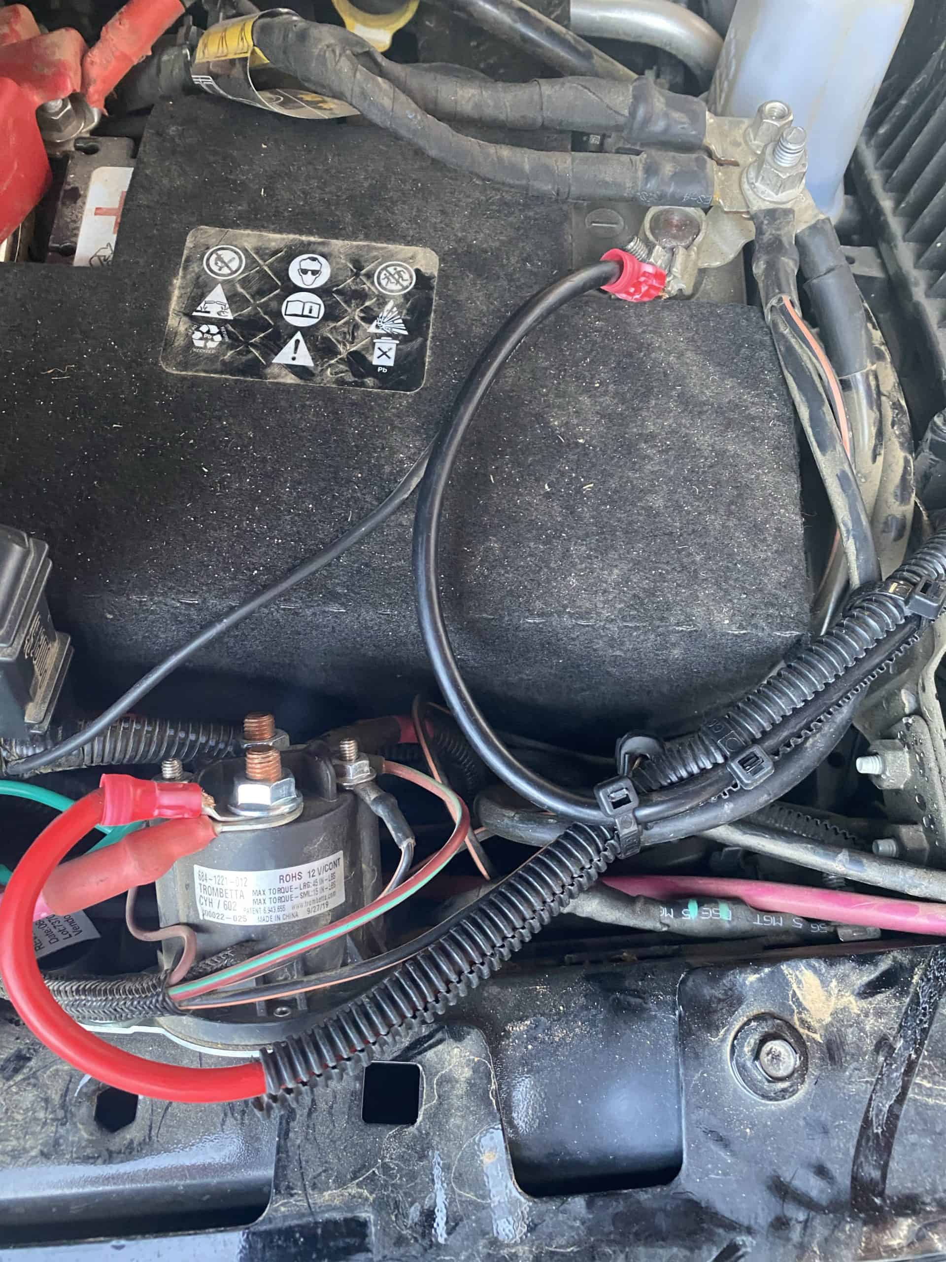 Tow motor connection install