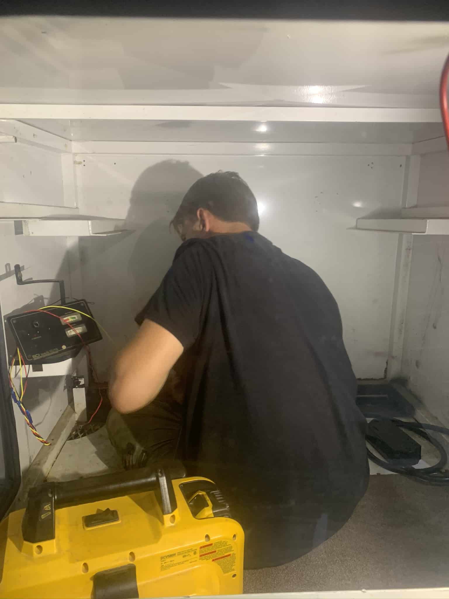 Water tank install