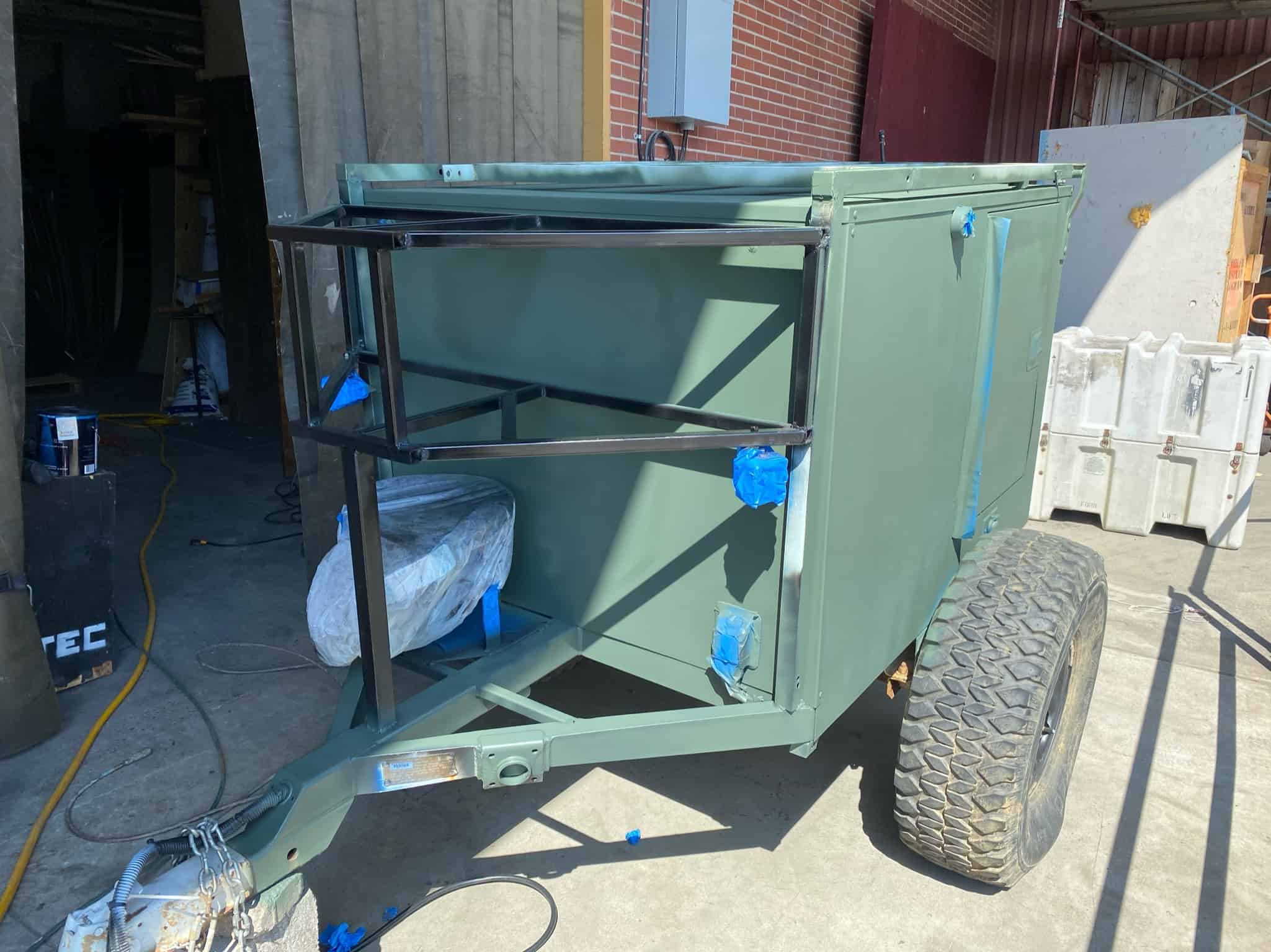 First coat of paint