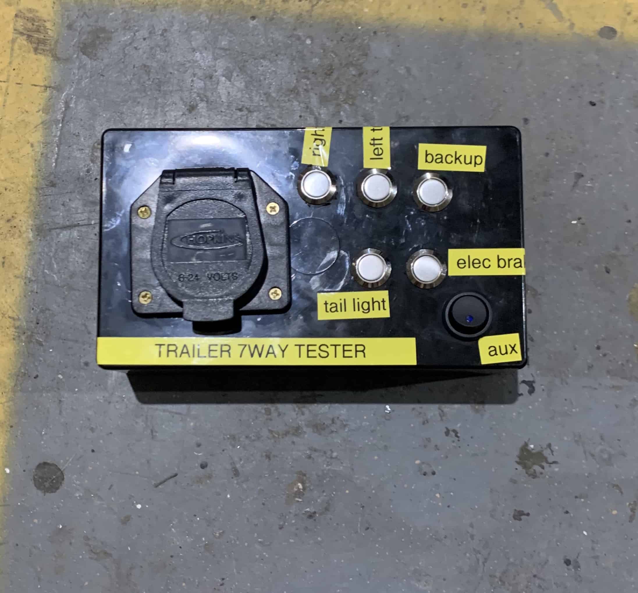 DIY 7way tester build