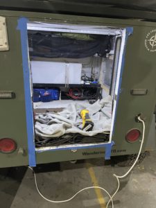 Removing the rear window