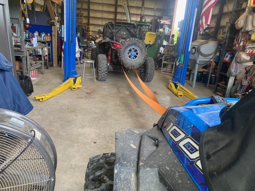 Drive belt change