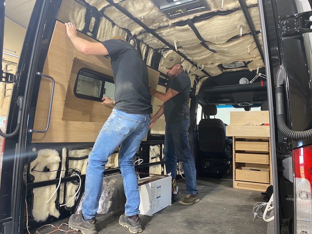 Plumbing in the van