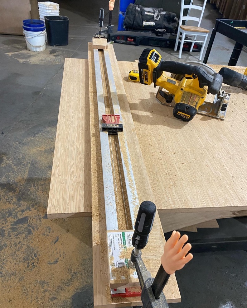 Bed and frame work
