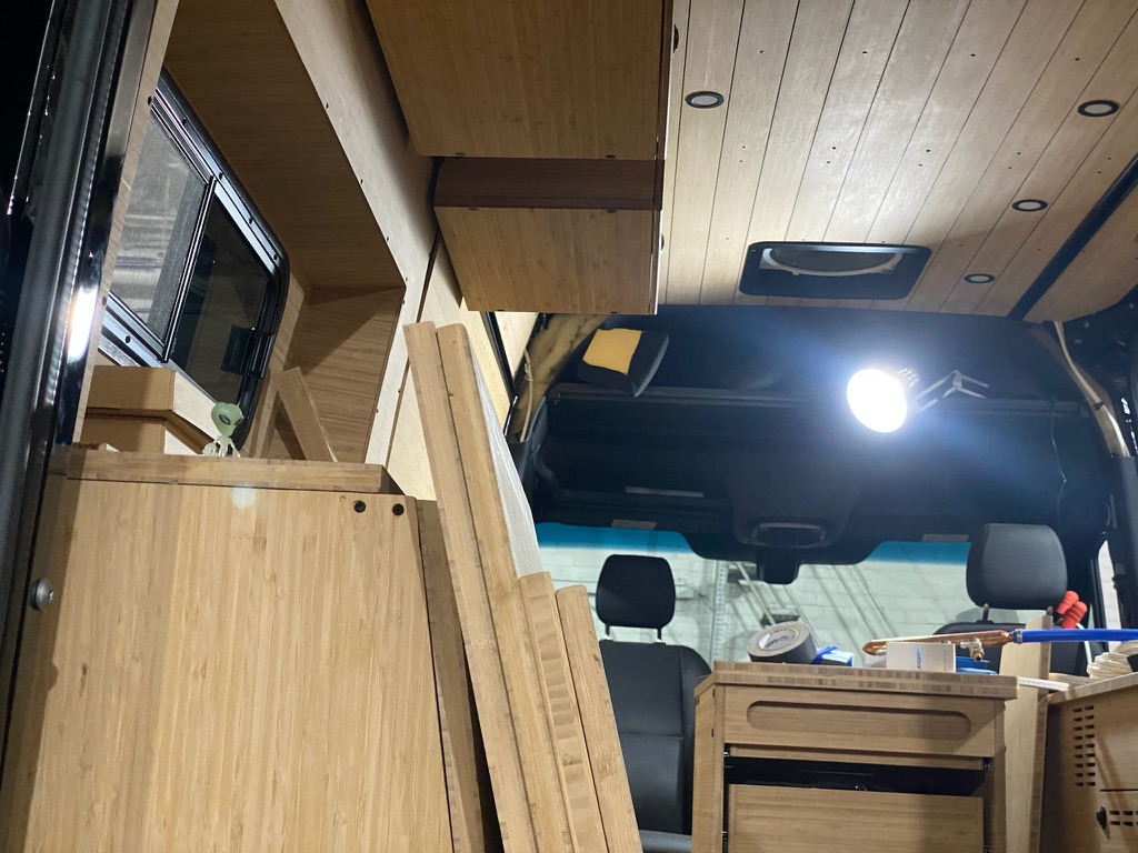 Van build progress