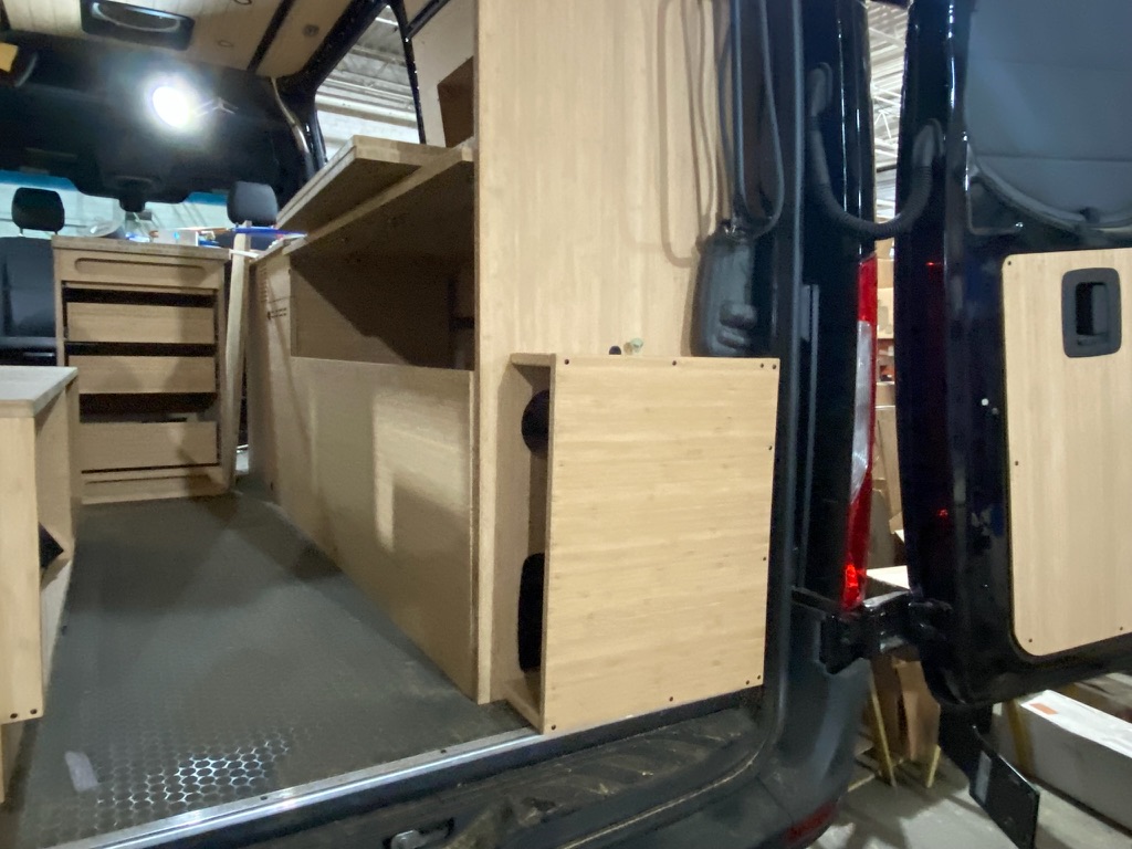 Van build progress