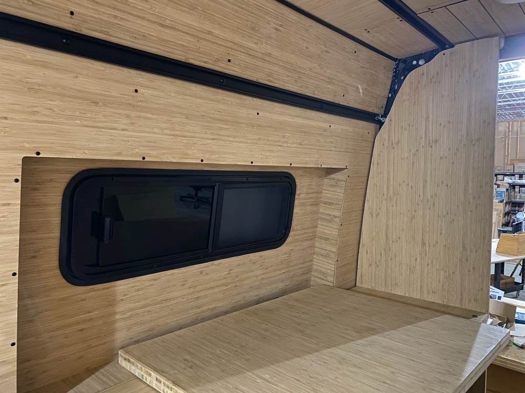 Van build progress