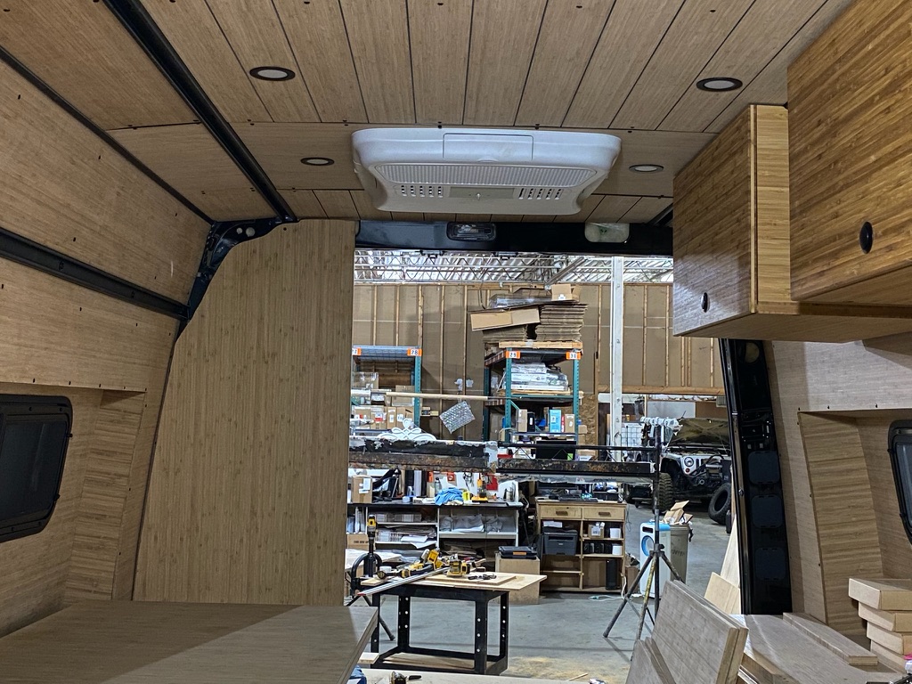 Van build progress