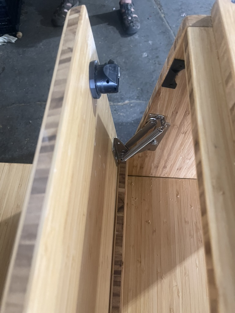 Cabinet hardware install