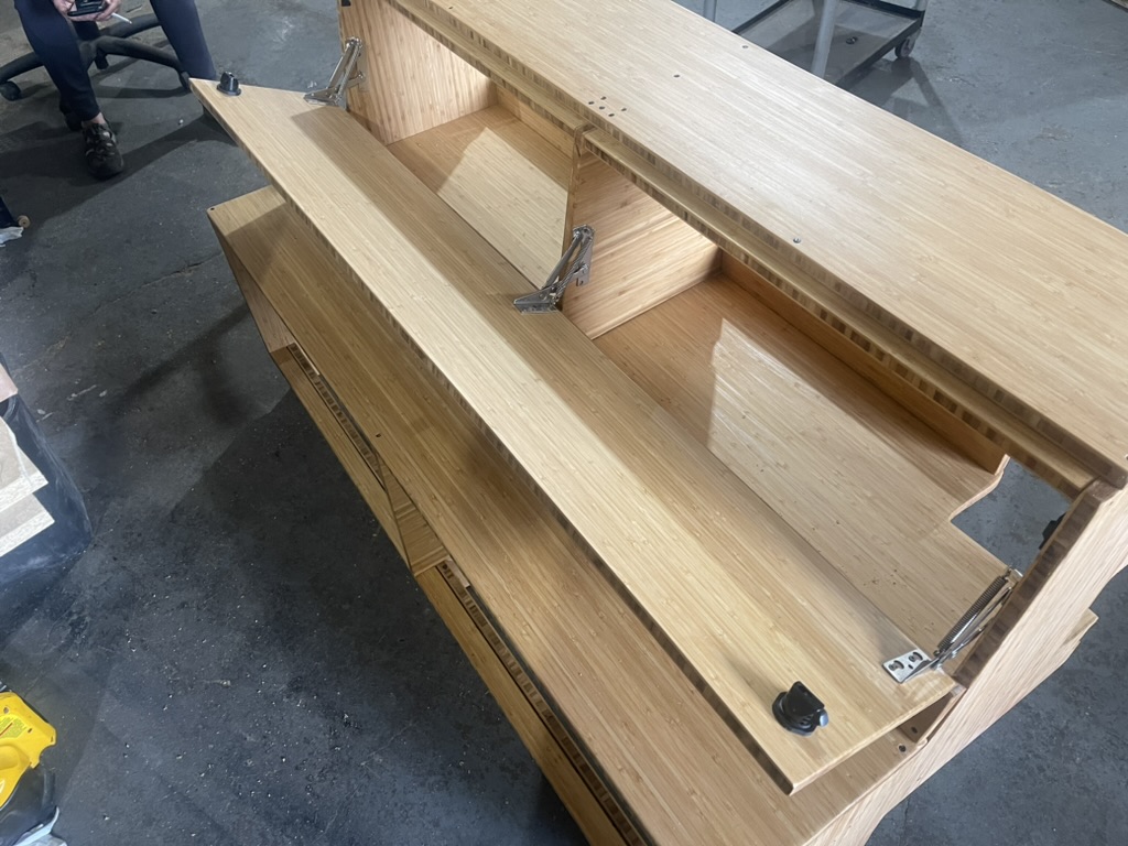 Cabinet hardware install