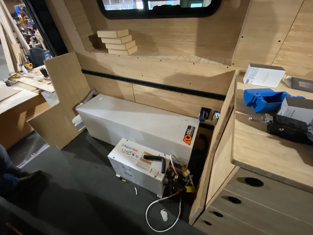 Van interior coming together