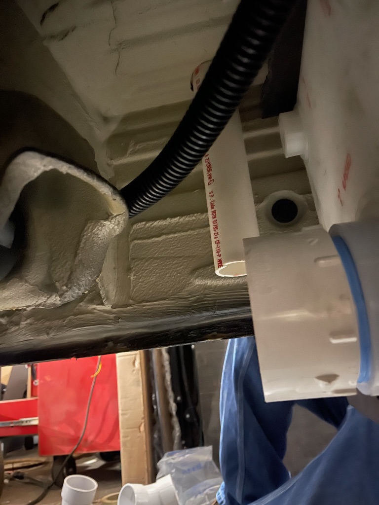 Water tanks and sink