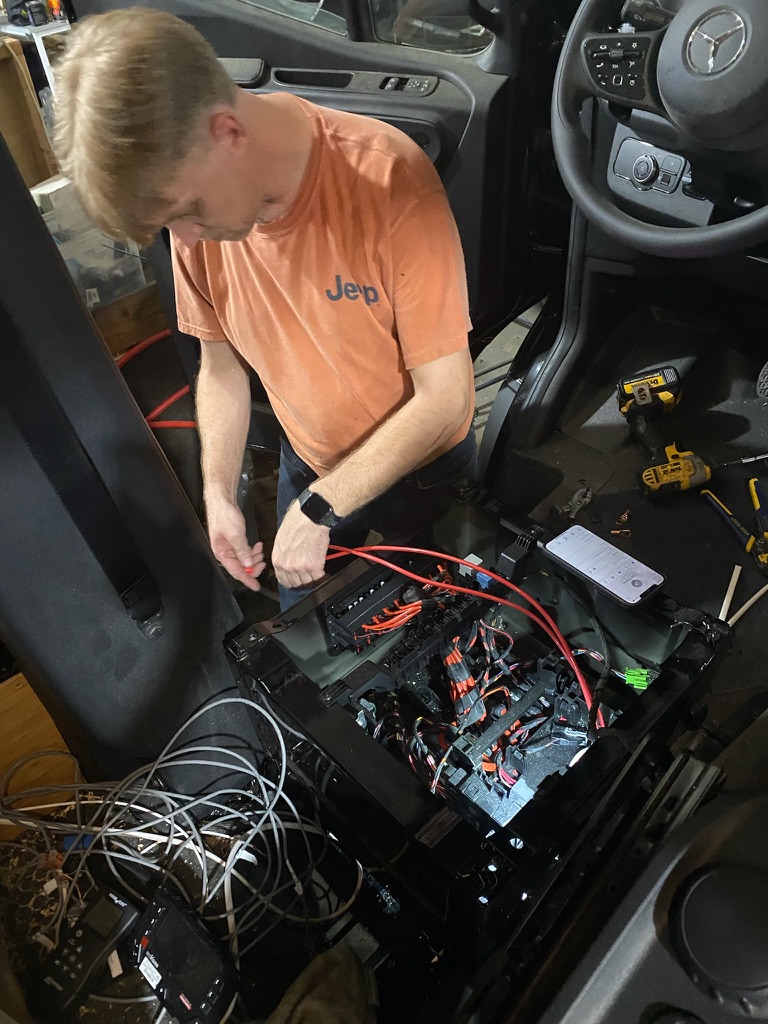 More wiring and setup