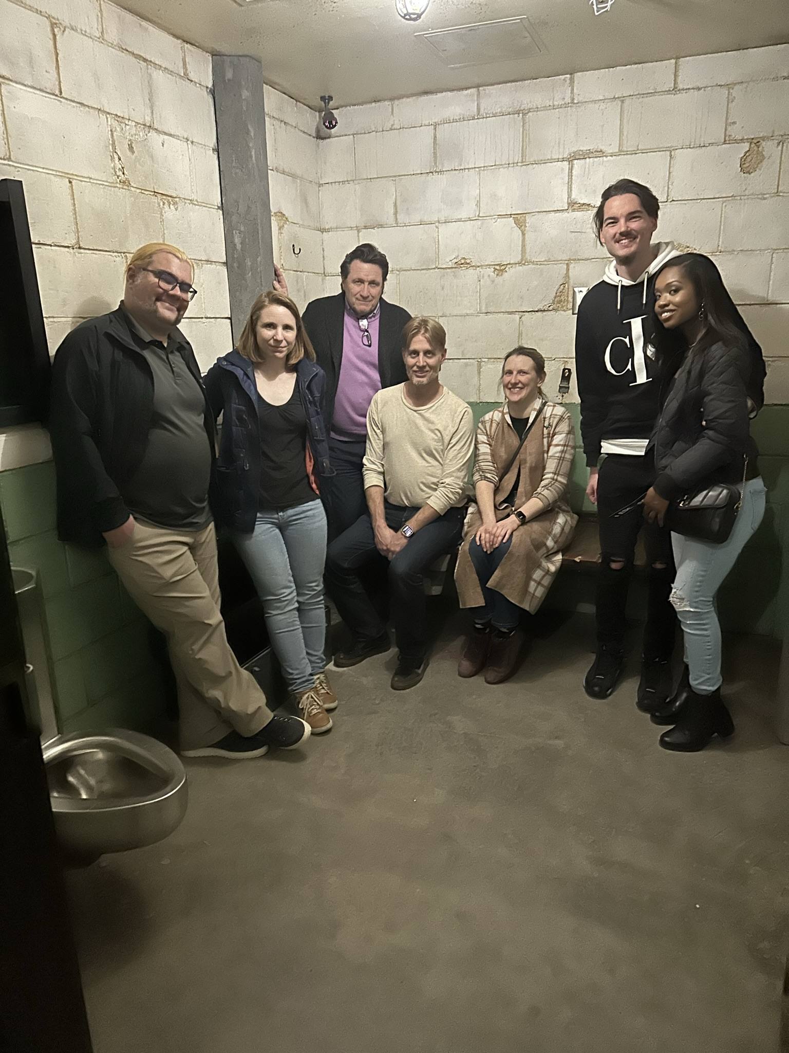 The team at the escape room