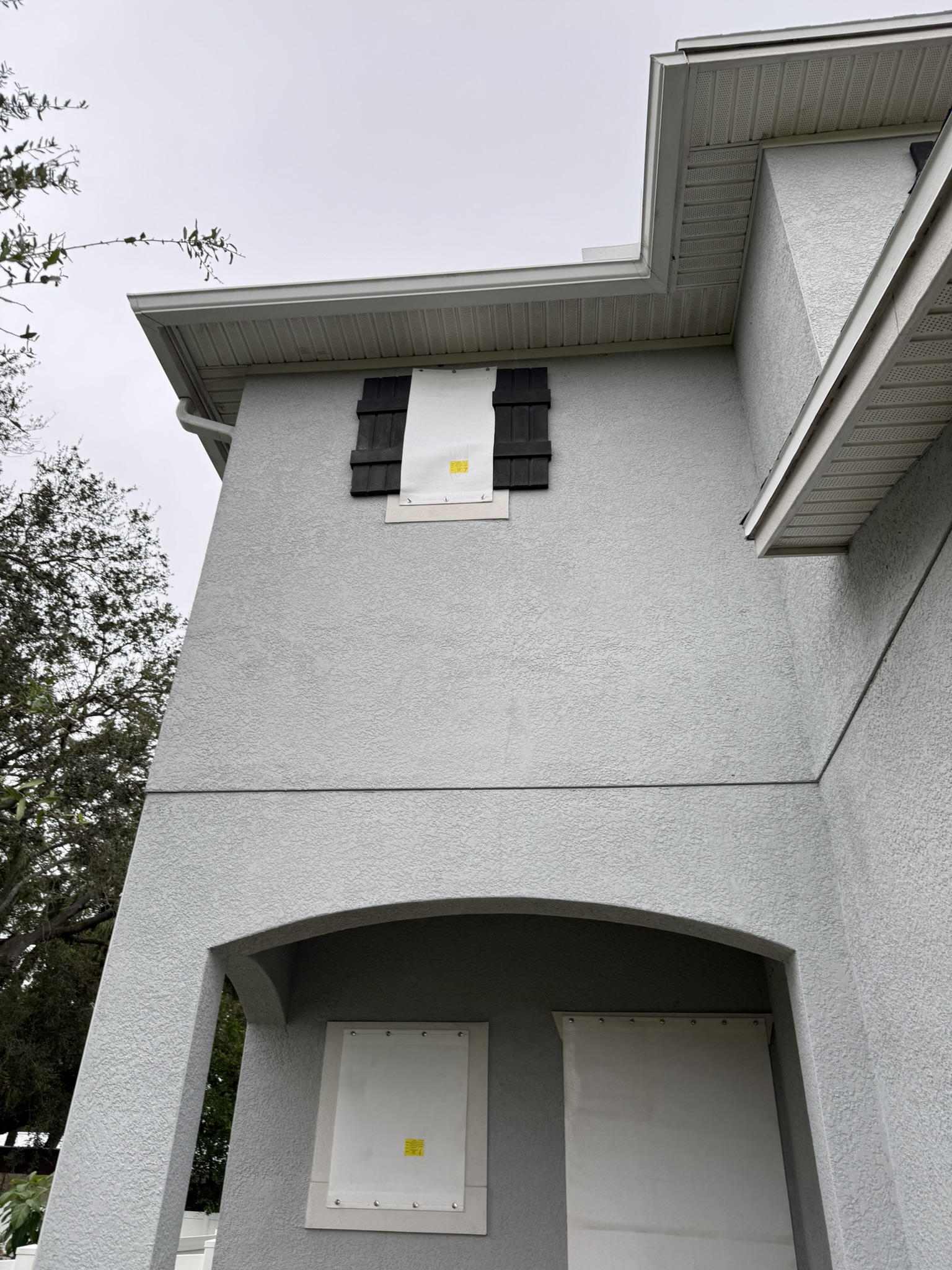 Securing the house before evacuating