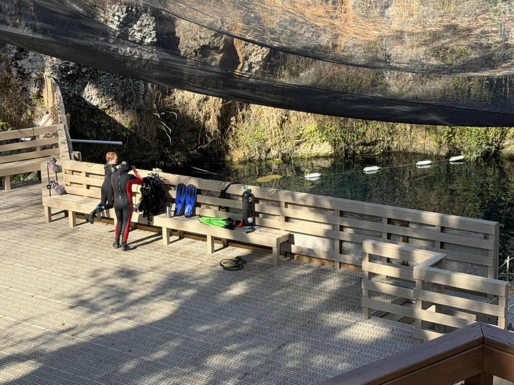 Open water dives at Blue Grotto