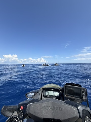 Atlantic Deep Sea Fishing on a Jetski