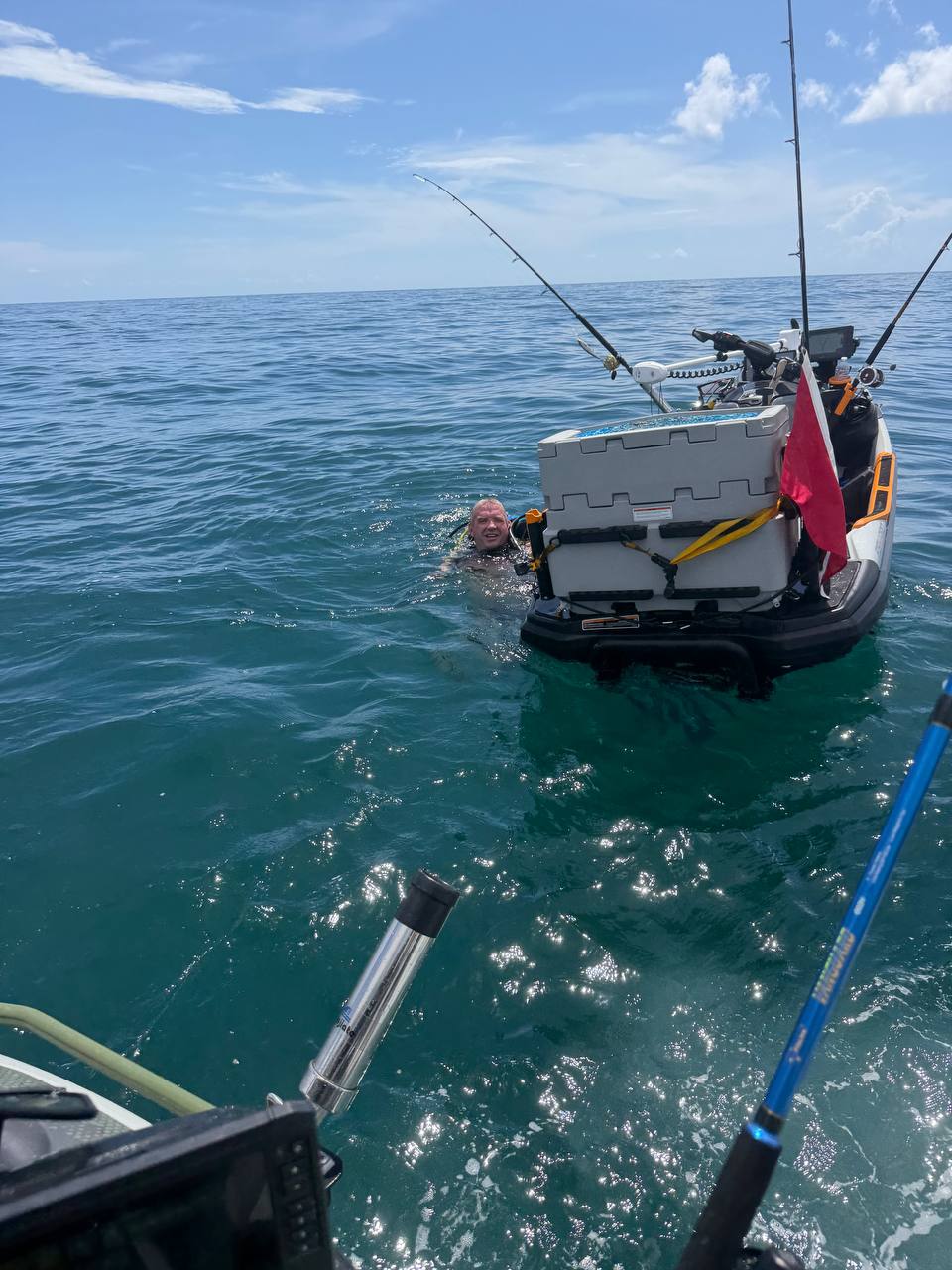 Back out at the same spot with scuba gear
