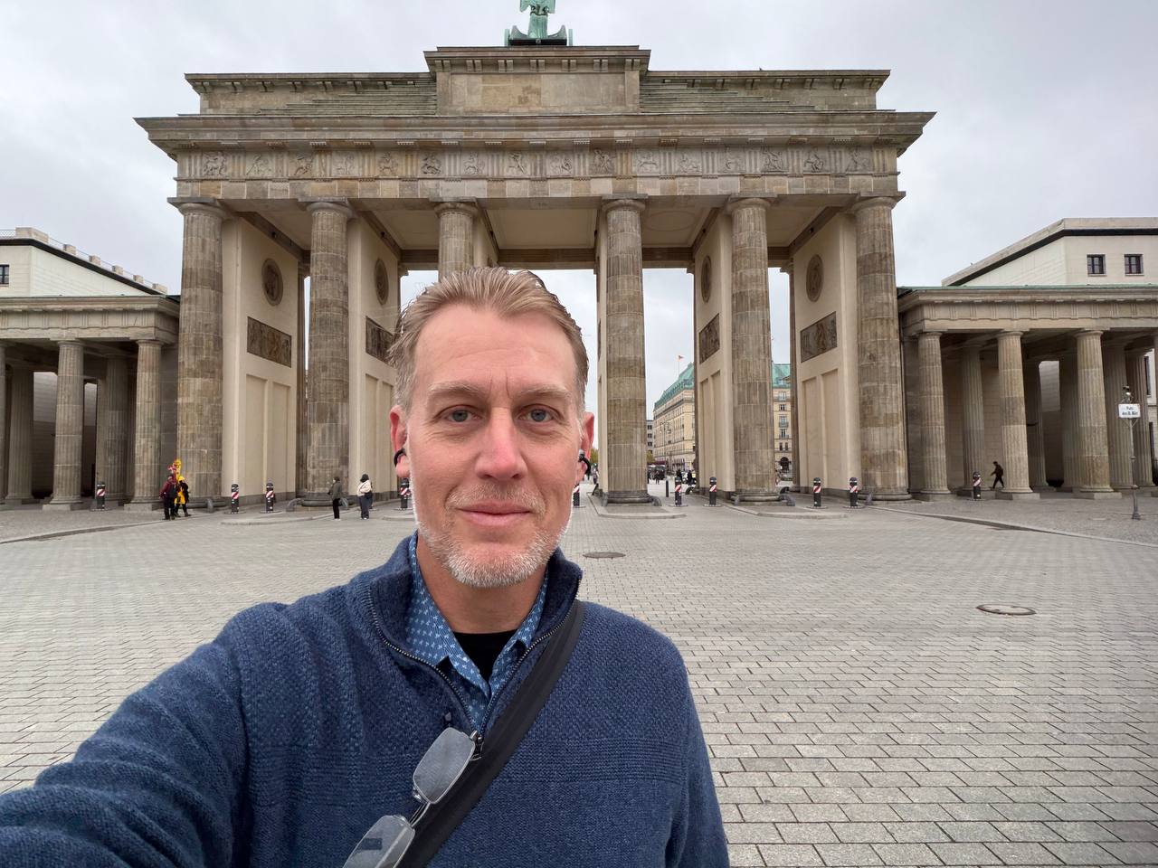 Selfie before the Brandenburg Gate