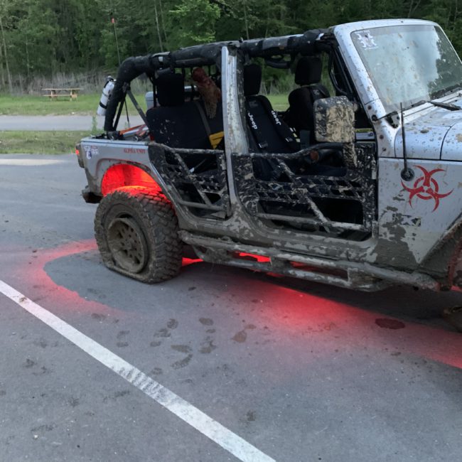Overlanding at dusk