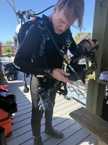 Scuba Diving for Shark Teeth off Venice Beach
